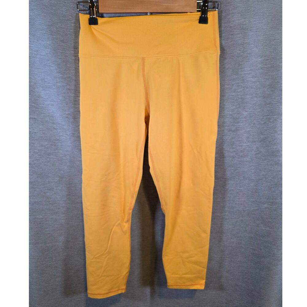 Fabletics XL POWERHOLD Zone HR 7/8 leggings Yellow Sz Med